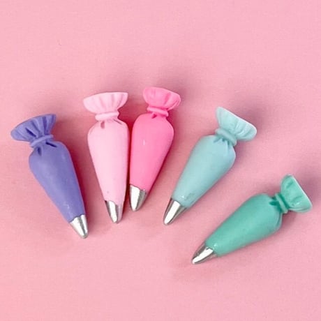 訳あり ホイップクリーム 絞り袋  デコパーツ 10個 ☆ハンドメイド☆パーツ☆素材☆キッズアクセサリー☆かわいい☆ゆめかわいい☆パステル