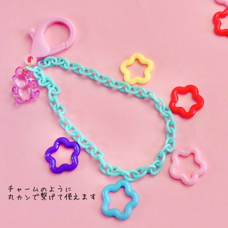 カラフル 星型 コネクター 30個 ☆ハンドメイド☆パーツ☆素材☆キッズ