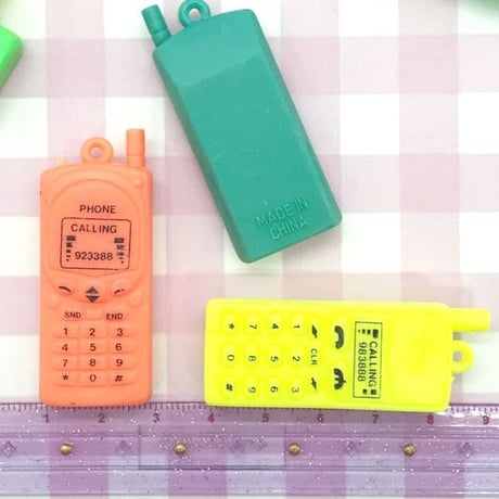 phone チャーム 4個☆ハンドメイド☆パーツ☆資材☆キッズアクセサリー☆かわいい☆ゆめかわいい☆パステル☆