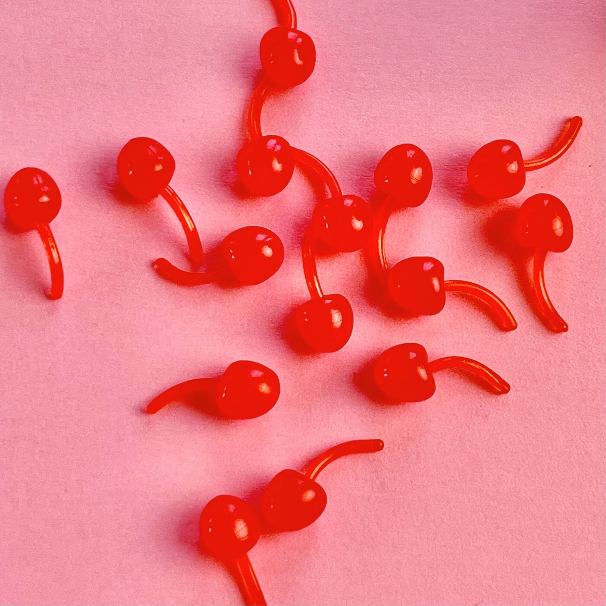 トッピングパーツ さくらんぼ 15個 ☆ハンドメイド☆パーツ☆資材