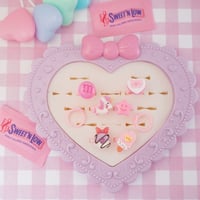 【キット販売】キッズリングセットA  ☆ハンドメイド☆パーツ☆素材☆キッズアクセサリー☆かわいい☆ゆめかわいい☆パステル