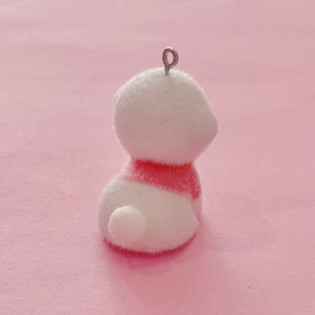 犬 チャーム  ピンクウェア １個 ☆ ハンドメイド☆パーツ☆素材☆キッズアクセサリー☆かわいい☆ゆめかわいい☆パステル☆