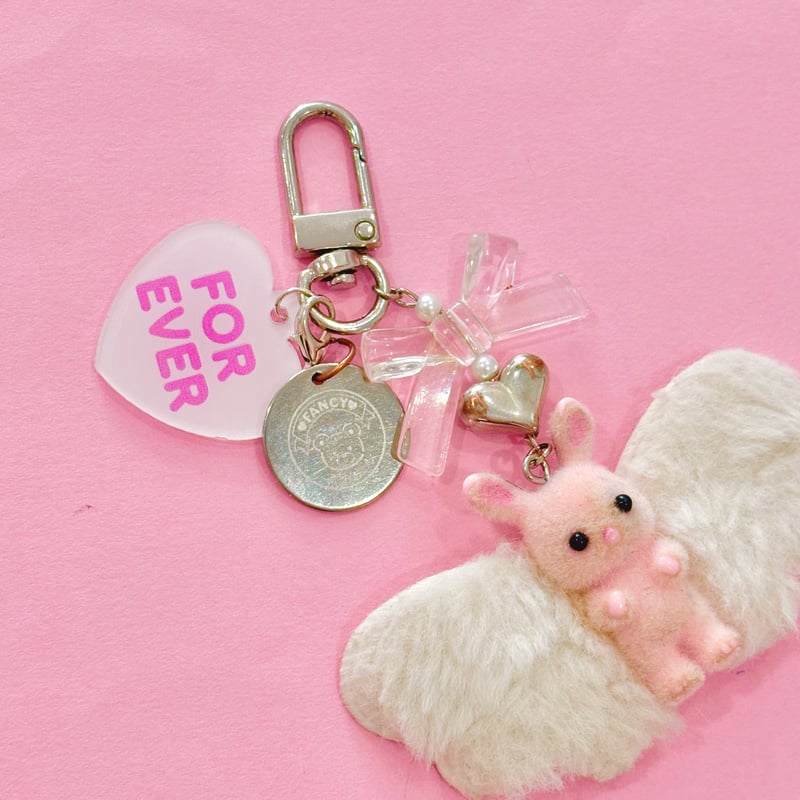 ハート チャーム for ever 12個 アクリルチャーム ☆ハンドメイド