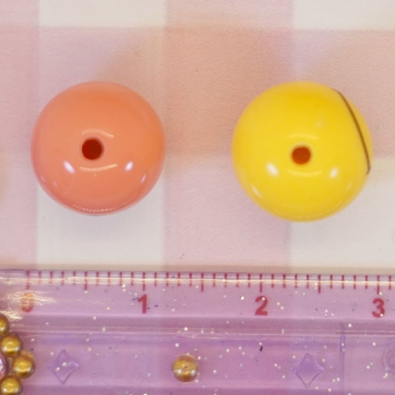 ニコちゃんマークビーズ 12ミリ 20個 ☆ハンドメイド☆パーツ☆素材