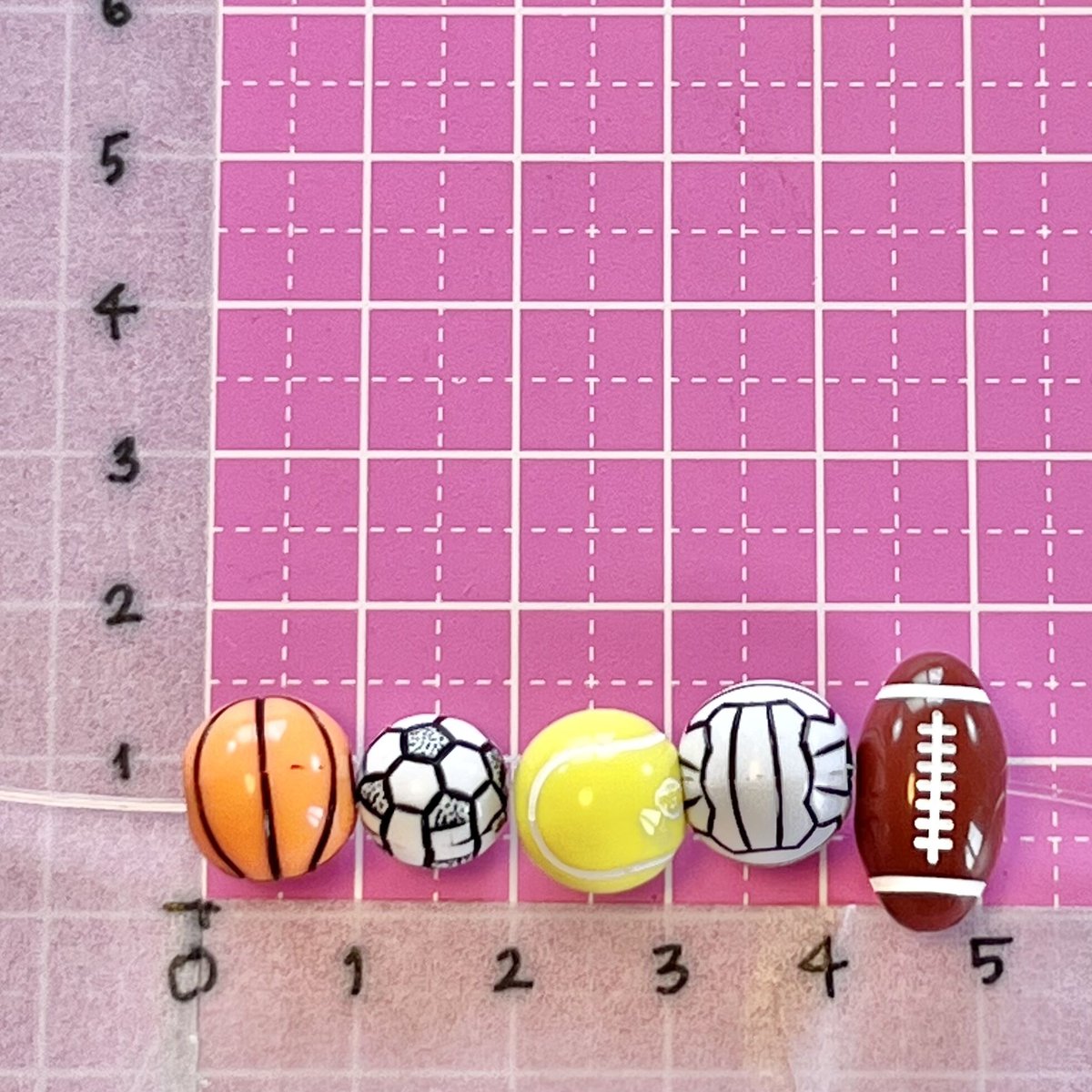 スポーツ応援 ビーズセット ☆ハンドメイド☆パーツ☆素材☆キッズ