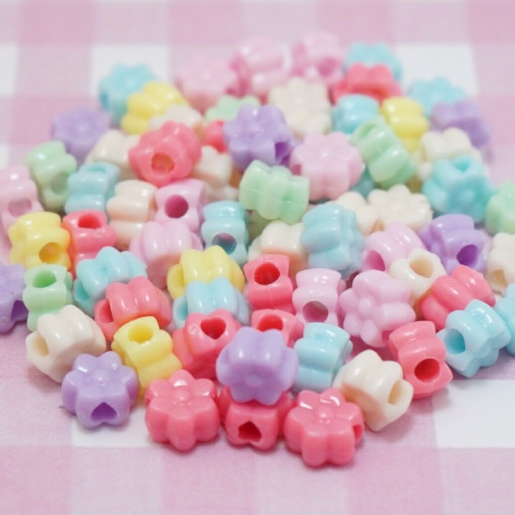 霰様専用 手染めビーズ ヘアゴムパーツ ビーズチャーム ビーズ材料