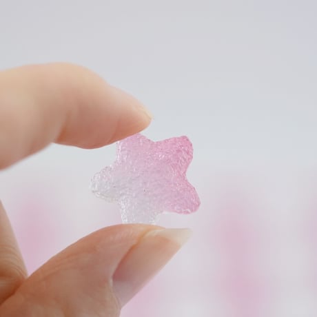 グラデーション 星 デコパーツ 20個 ☆ハンドメイド☆パーツ☆素材☆キッズアクセサリー☆かわいい☆ゆめかわいい☆パステル