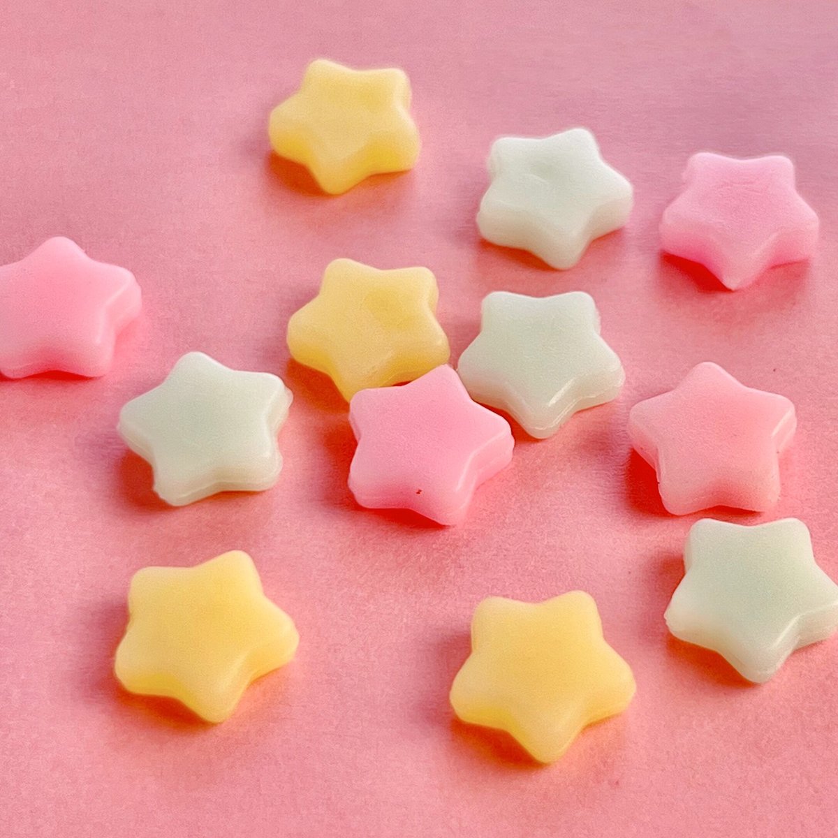 トッピングパーツ 星 12個 ☆ハンドメイド☆パーツ☆資材☆キッズ 