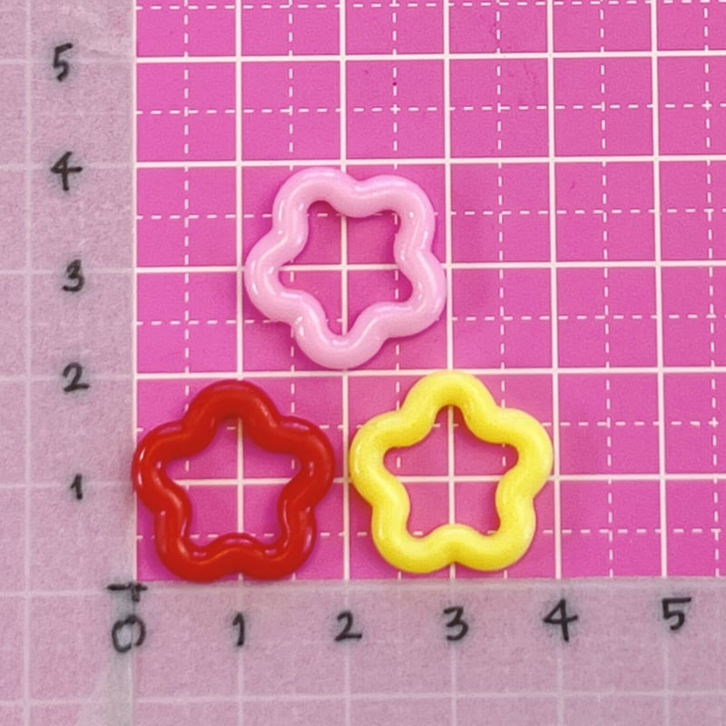カラフル 星型 コネクター 30個 ☆ハンドメイド☆パーツ☆素材☆キッズ