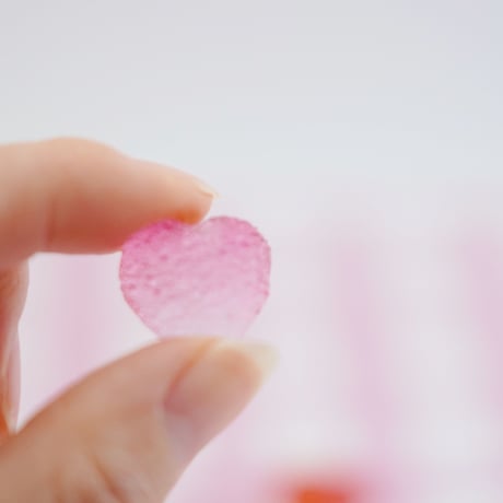 グラデーション ハート デコパーツ 20個 ☆ハンドメイド☆パーツ☆素材☆キッズアクセサリー☆かわいい☆ゆめかわいい☆パステル