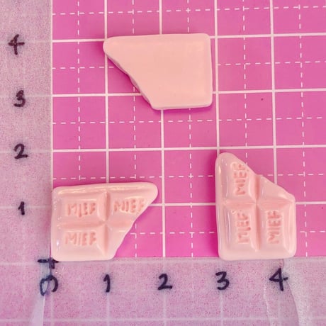 チョコレート デコパーツ 8個☆ハンドメイド☆パーツ☆素材☆キッズアクセサリー☆かわいい☆ゆめかわいい☆パステル