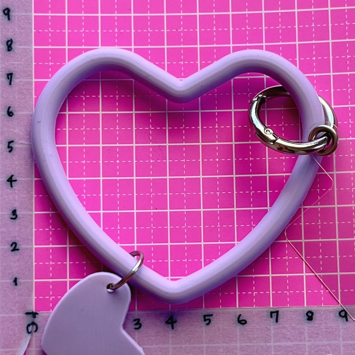 スマホ ブレスレットリング ハート ☆ハンドメイド☆パーツ☆資材