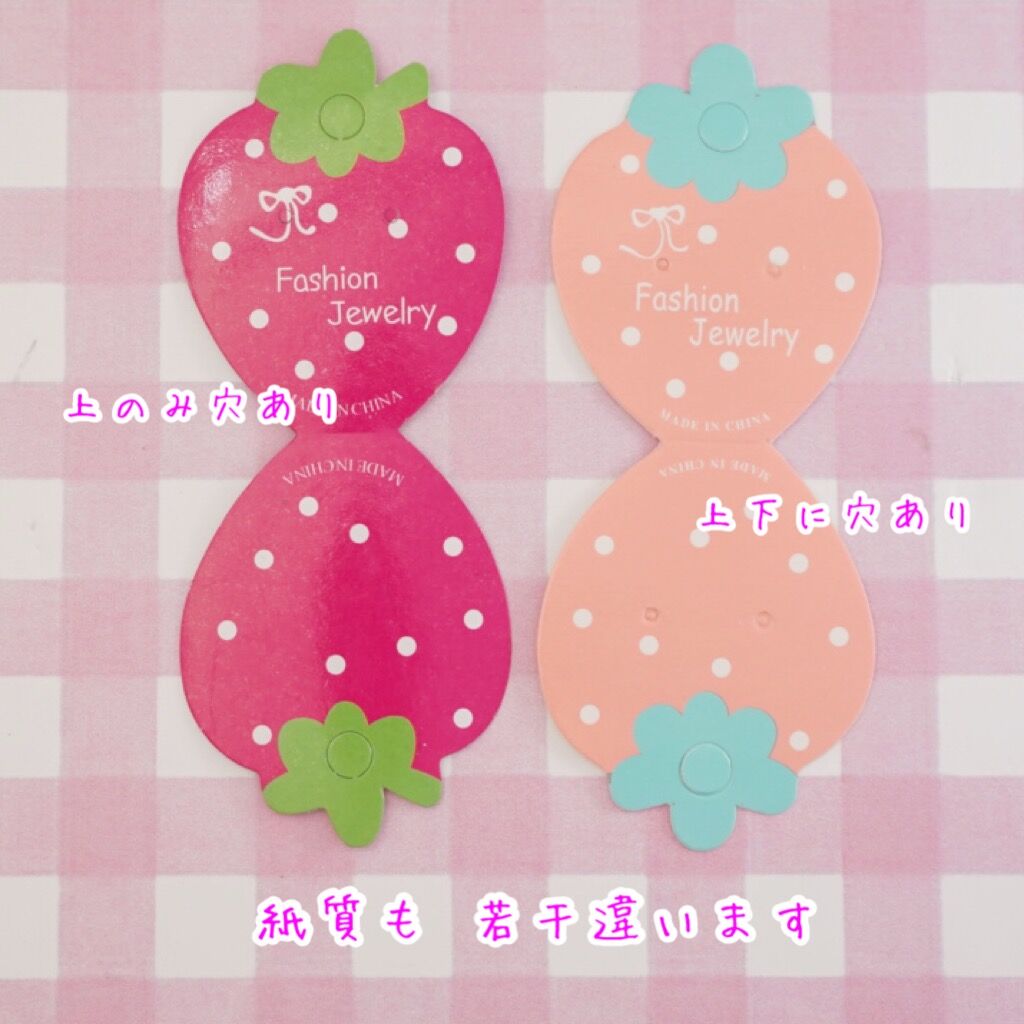 ハンドメイド本牛革いちご柄手帳カバー（ピンク） EARL'S FAVOURITE