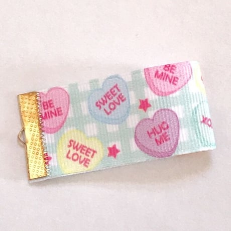 リボン留め  25ミリ 20個☆ハンドメイド☆パーツ☆素材☆キッズアクセサリー☆かわいい☆ゆめかわいい☆パステル