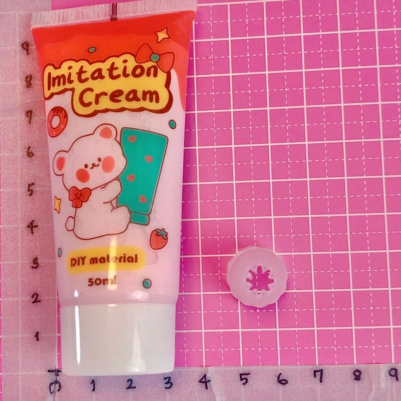 ホイップデコ クリーム ピンク 50ml ☆アクセサリーキット