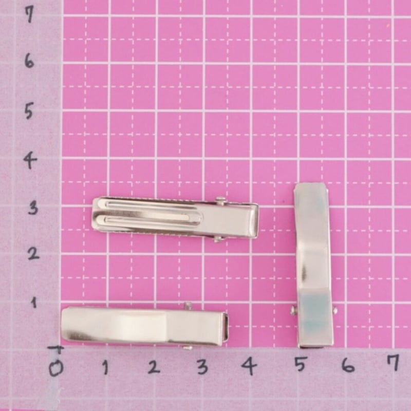 やっとこピン 35mm 10個 ベビー ヘアクリップ ☆ハンドメイド☆パーツ