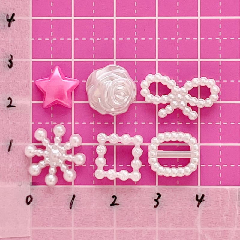 デコ用 パールMIX 10グラム 封入パーツ レジン シャカシャカ