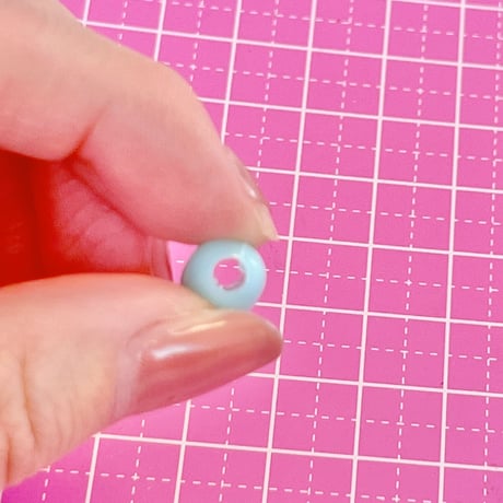 パステル 花柄 ロンデル ビーズ ヘアゴム 30個 ☆ハンドメイド☆パーツ☆素材☆キッズアクセサリー☆かわいい☆ゆめかわいい☆パステル☆デコパーツ☆カボション☆