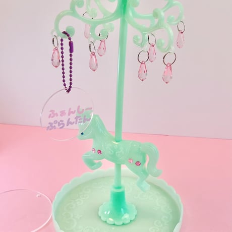 アクリルキーホルダーパーツ S 4枚 ☆ハンドメイド☆パーツ☆素材☆キッズアクセサリー☆かわいい☆ゆめかわいい☆パステル