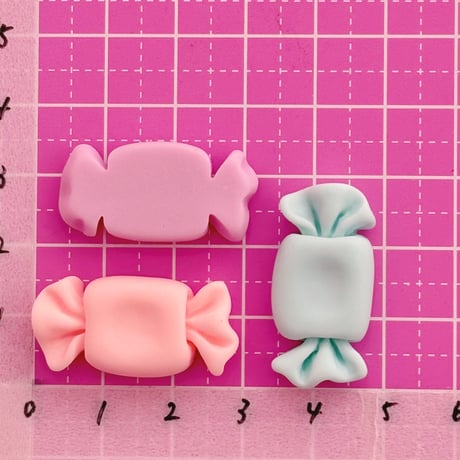 ゆめかわキャンディ 6個 デコパーツ ☆ ハンドメイド☆ハンドメイドパーツ☆かわいい☆デコ☆デコパーツ ☆ホイップデコ☆ ヘアピン☆ ヘアゴム