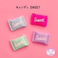 キャンディ SWEET 8個 デコパーツ ☆ ハンドメイド☆ハンドメイドパーツ☆かわいい☆デコ☆デコパーツ ☆ホイップデコ☆ ヘアピン☆ ヘアゴム