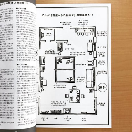 遊星からの物体X-ZINE（登場人物紹介＆イラスト集）