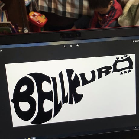 bellkuroロゴマークシール（モンキーズオマージュ）