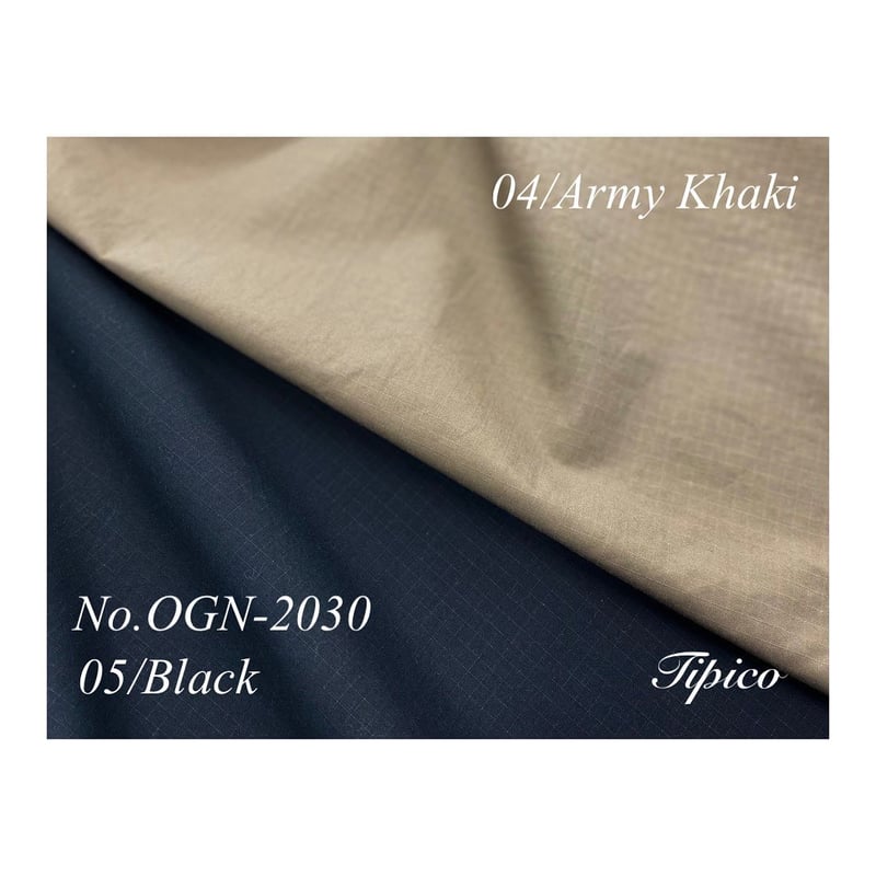 オーガニックコットン20/1リップストップ 50cm 【OGN-2030&OGN-2030-
