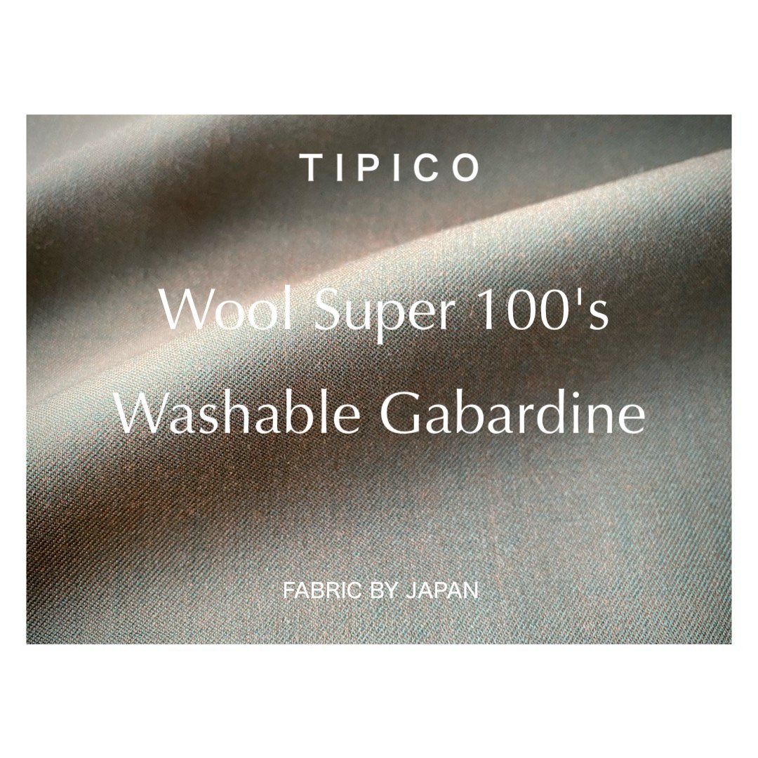 Wool Super 100`s Washable Gabardine【TPW-801】 50