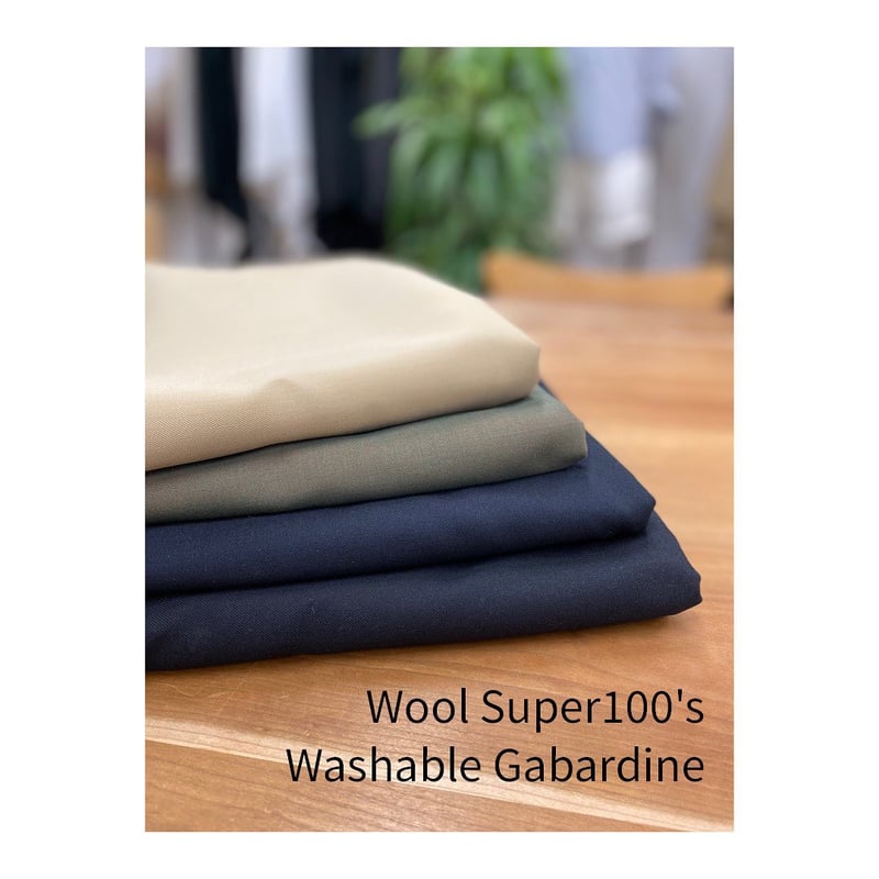 Wool Super 100`s Washable Gabardine【TPW-801】 50