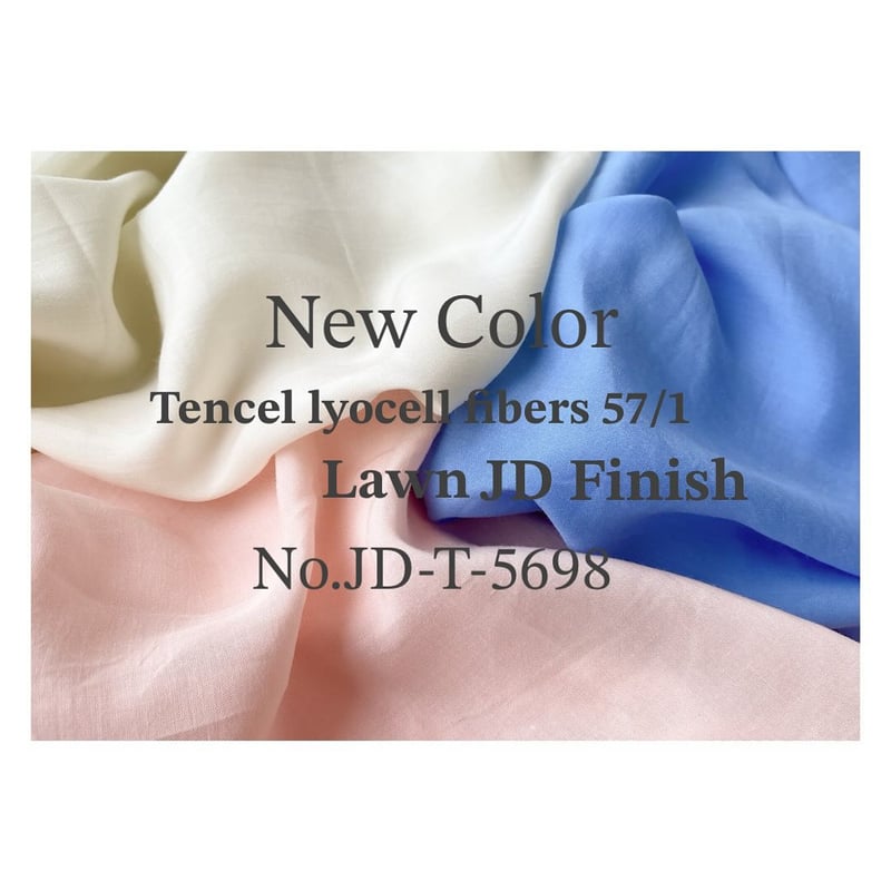 Tencel™lyocell fibers 57/1 Lawn JD Finish 50cm【