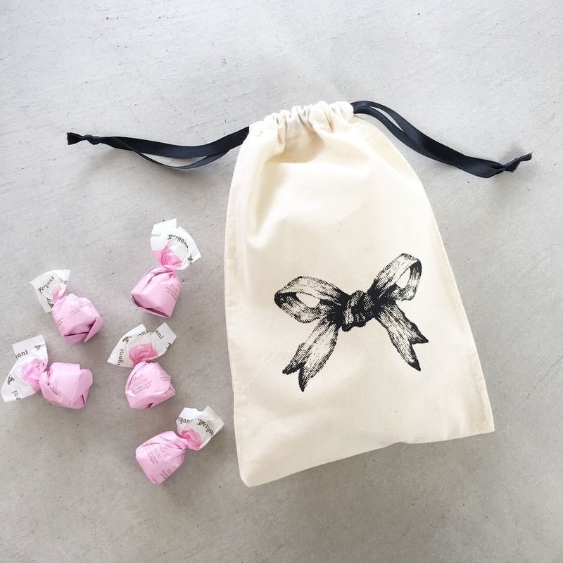 【handmade】巾着袋S リボン ポーチ リボン巾着袋(S) レディース : ZOZOTOWN Yahoo!店 - 通販