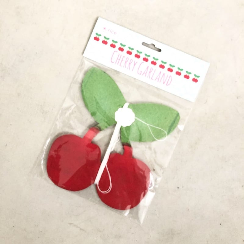 人気作家様ハンドメイド 布花ガーランド さくらんぼ