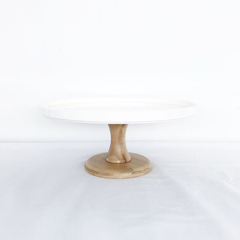 木と陶器のケーキスタンド | MARBLE & Co.