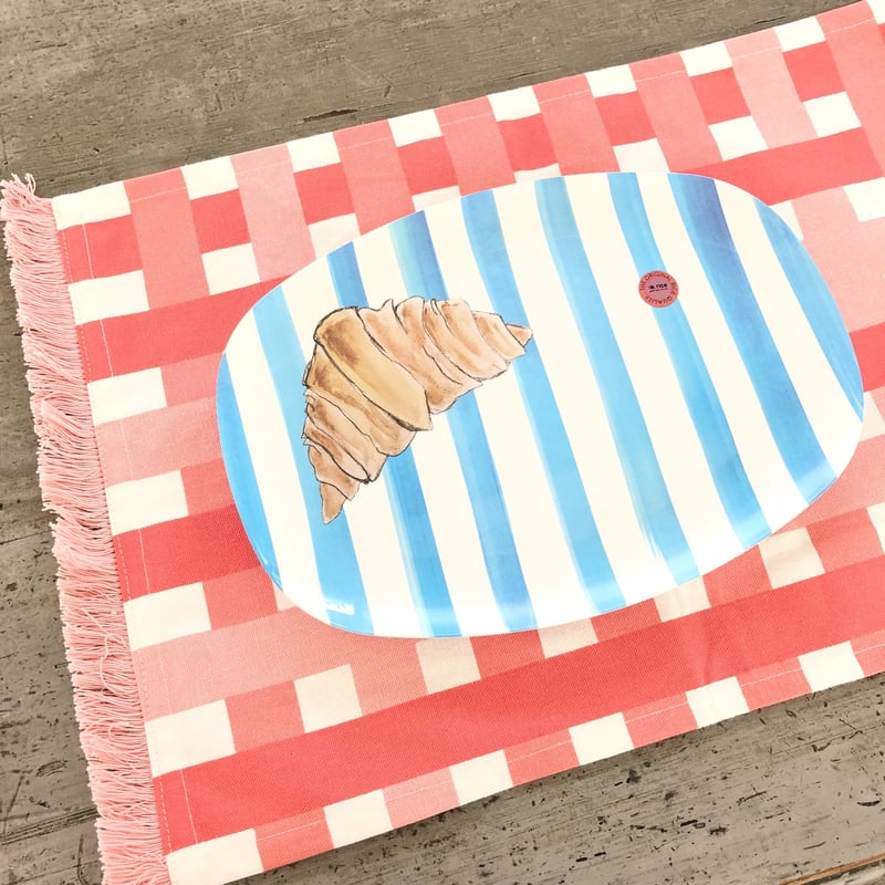 あかり メラミンプレート 486.CINQ oval メラミンプレート(7color) - MERCI CAMPA