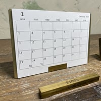 BRASS DESKTOP CALENDAR (2026年度版）