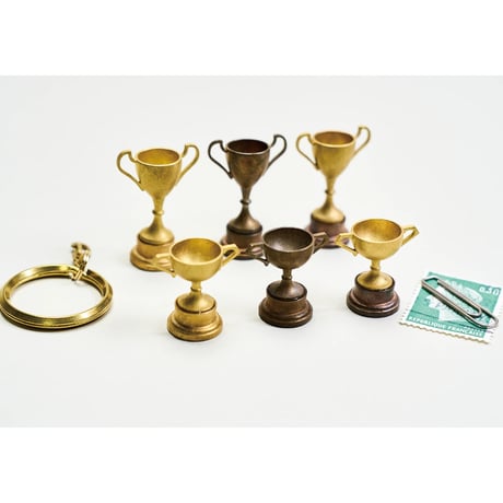 (+彫刻)BRASS TROPHY KEY HOLDER+2行彫刻タイプ