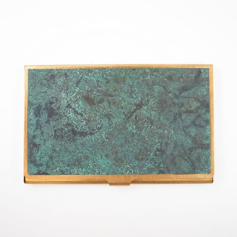 CORROSION BRASS CARDCASE | PICUS