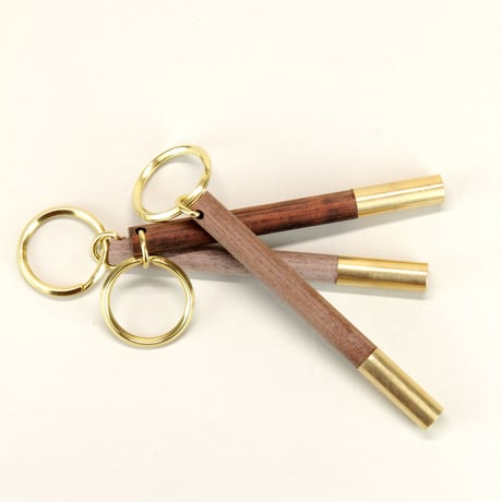 BRASS-WOOD ROOM KEY HOLDER( SOLID文字無しタイプ)
