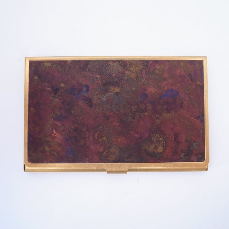 CORROSION BRASS CARDCASE | PICUS