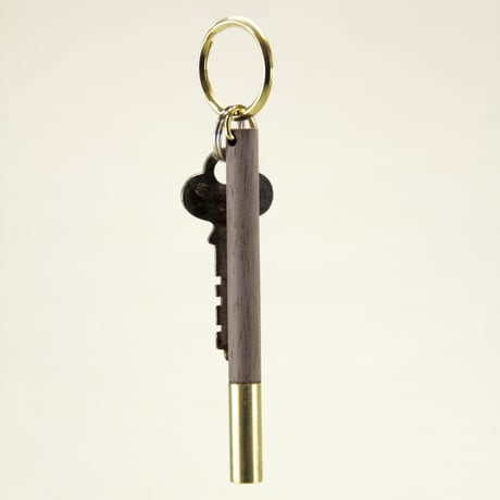 BRASS-WOOD ROOM KEY HOLDER( SOLID文字無しタイプ)