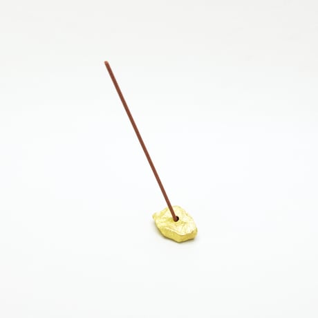 BRASS STONE INCENSE STAND