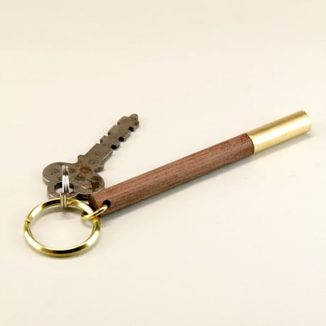 BRASS-WOOD ROOM KEY HOLDER( SOLID文字無しタイプ)