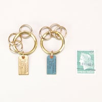 LUGGAGE TAG KEY RING S