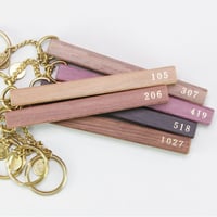 WOOD HOTEL KEY-HOLDER 定番数字（数字が決まっているタイプ）