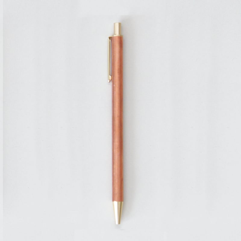 BRASS RETRACTABLE PEN (COPPER) +BOX | PICUS