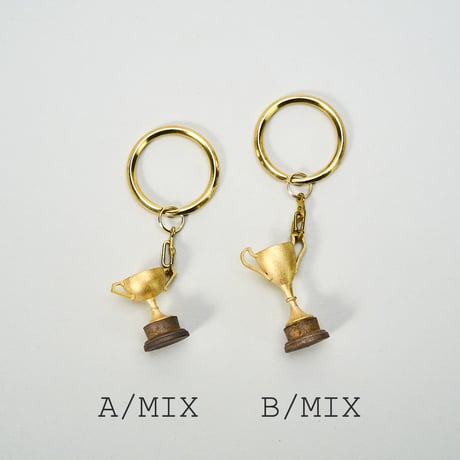 (+彫刻)BRASS TROPHY KEY HOLDER+1行彫刻タイプ