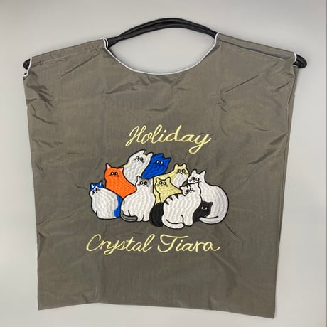 Holiday Cats ナイロンバッグ