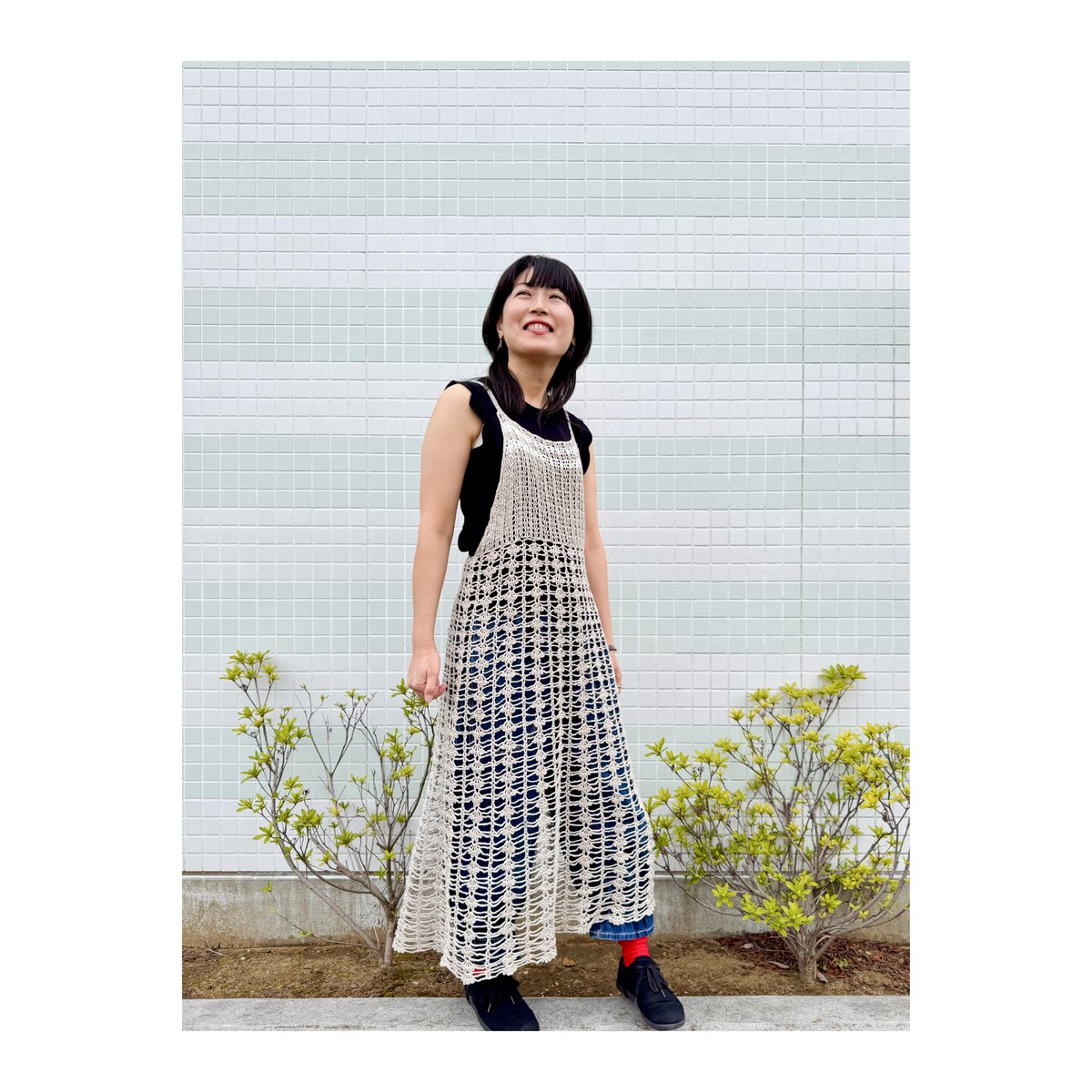 キット】Sophieのエプロンドレス | ooami-knit