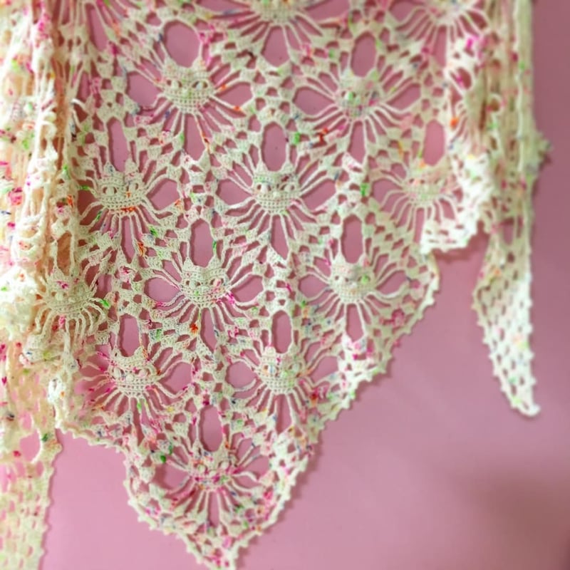 ダウンロードレシピ】猫たちスカーフ | ooami-knit